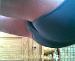A woman loads up her turquoise panties with some brown material. This video is rather small and needs to be enlarged on your computer screen.